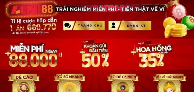 Tổng hợp các khuyến mãi  Lixi88 trong thời điểm hiện tại