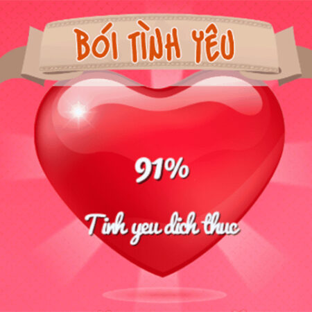 Game bói tình yêu được yêu thích hàng đầu