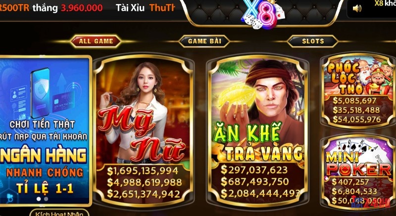 Chơi điện thoại game bài cùng với X8 Club