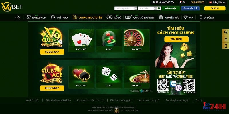 V9bet di dong nhà cái cá cược đẳng cấp ăn tiền thật