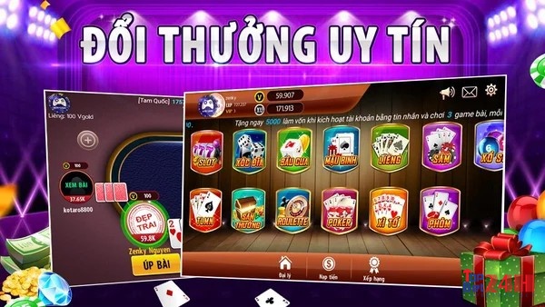 Tải game đổi thưởng tặng tiền ở những nhà cái uy tín