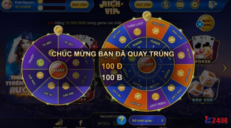 Nhiều ưu đãi, phần quà dành cho cược thủ chơi tại Rich vip đổi thưởng