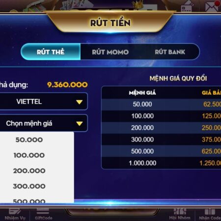 Game bài đổi the điện thoại thật 100% anh em nên thử