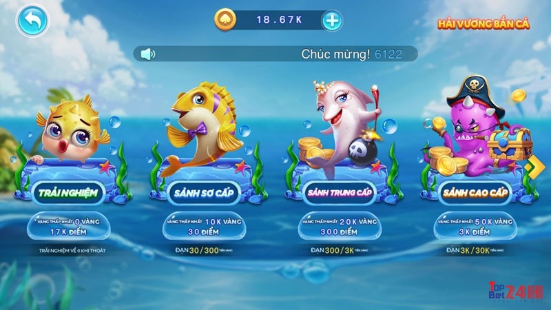 Bỏ túi bí kíp để chơi game bắn cá Hải Vương thắng lớn