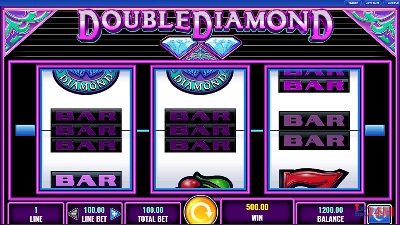 Game slot DOUBLE DIAMOND là một trò chơi có 3 cuộn nổi tiếng