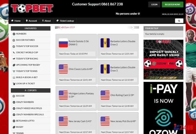 Hệ thống đặt cược kèo uy tín tại TOPBET