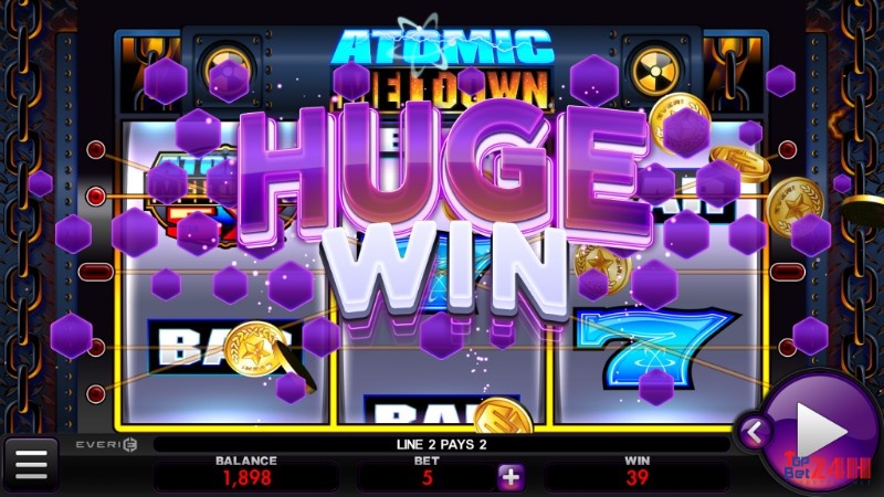 Chơi game ATOMIC MELTDOWN anh em có cơ hội thắng huge win