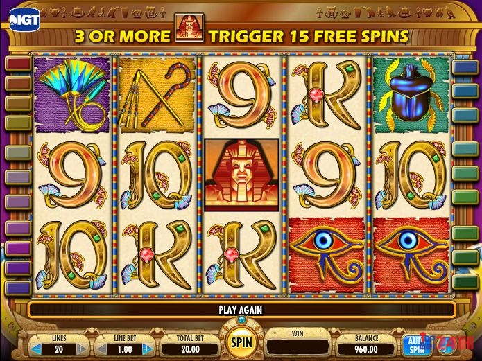 Game Cleopatra là một trong những trò chơi slot có thiết kế rực rỡ 