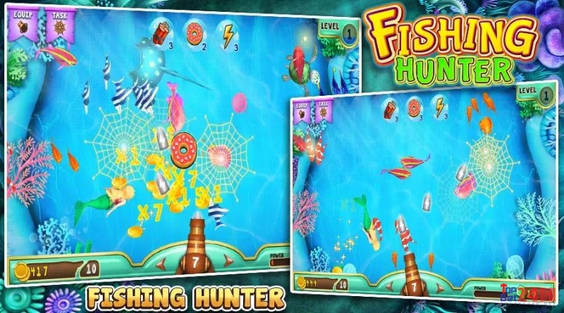 Fishing Hunter 2 cung cấp cho cược thủ phiên bản bắn cá cực sắc nét 