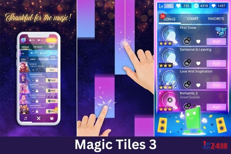 Các nhạc cụ trong Magic Tiles 3
