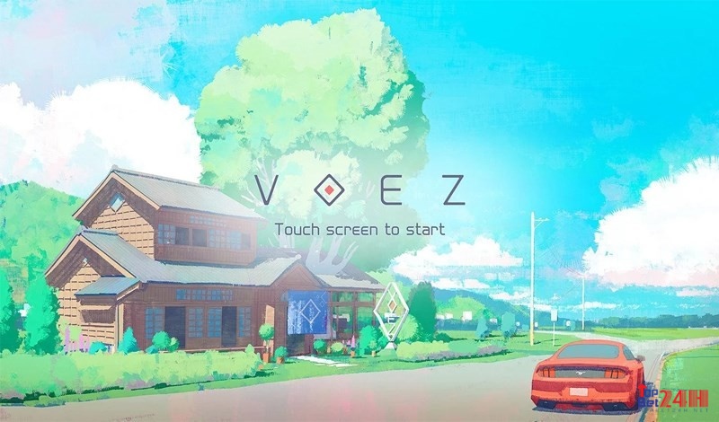 Đồ họa trong Voez với màu sắc tươi sáng phong cách anime Nhật Bản