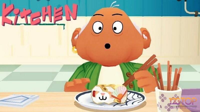 Toca Kitchen 2 có đồ họa 2D sống động và hoạt hình dễ thương 