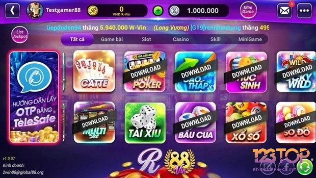 Kho game bài đa dạng và chất lượng của sân chơi Rikvip