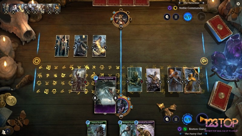 The Elder Scrolls: Legends là game thẻ bài mobile dựa trên thế giới Tamriel, kết hợp yếu tố nhập vai với các trận đấu đa chiều đầy tính chiến lược.