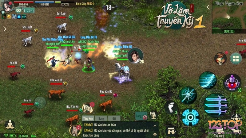 Võ Lâm Truyền Kỳ Mobile là game kiếm hiệp mobile nhiều người chơi nhất