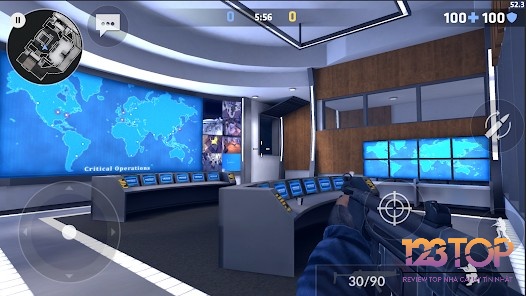 Critical Ops nổi bật với lối chơi lấy cảm hứng từ những tựa game multiplayer bắn súng chiến thuật