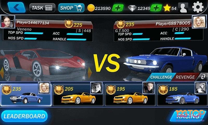 Street Racing 3D mang đến nhiều siêu xe đa dạng