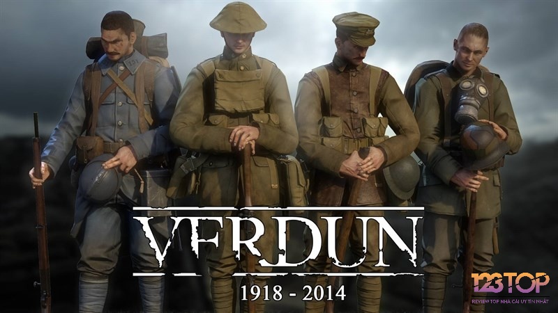 Tạo hình nhân vật trong game Verdun cực "ngầu"