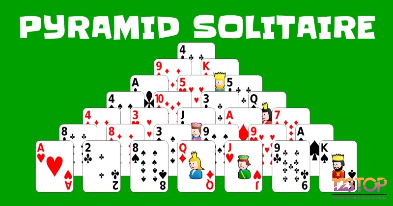 Pyramid Solitaire có cách chơi đầy độc đáo với phiên bản xếp bài kim tự tháp