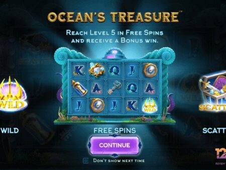 Ocean’s Treasure: Slot của NetEnt về kho báu đại dương