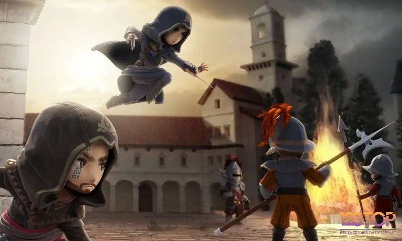  Assassin's Creed Rebellion có phong cách đồ họa chibi độc đáo